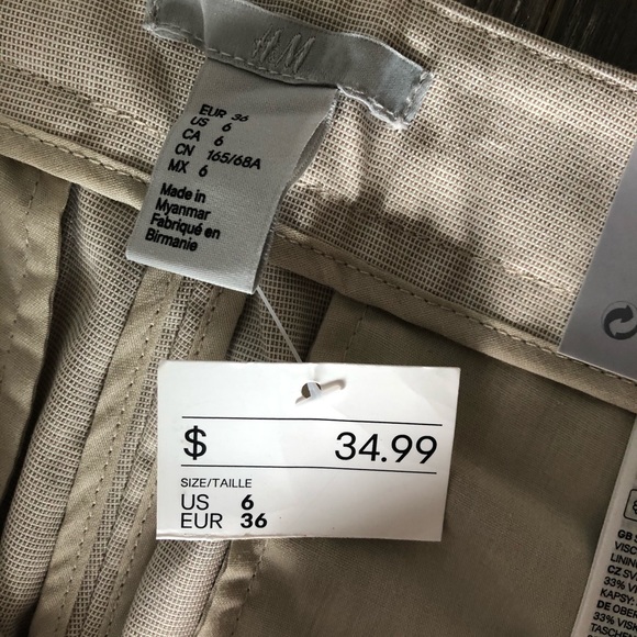 NWT Beige Dress/Causal Pants - Picture 2 of 4